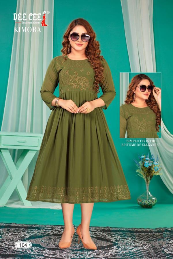 Deecee Kimora Designer Georgette Kurti Collection